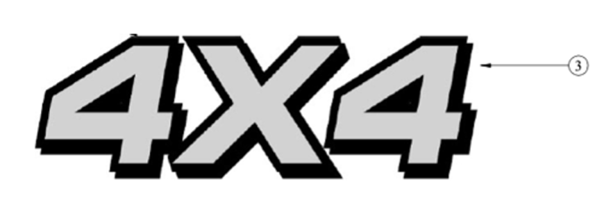 Autocolant 4x4 Captain, Startrac, Agritech, Antonio Carraro, etc.,