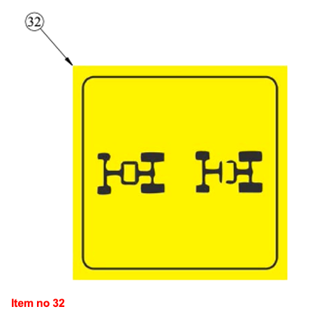 Autocolant 2WD-4WD 8G Captain, Startrac, Agritech, Antonio Carraro, etc.
