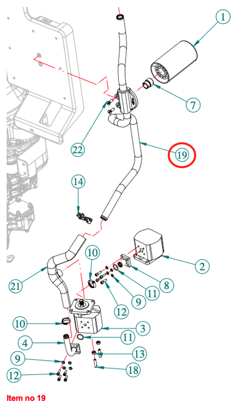 Sistem hidraulic pentru conducta de aspirație + carcasa filtrului, Căpitanul Startrac, Antonio Carraro,