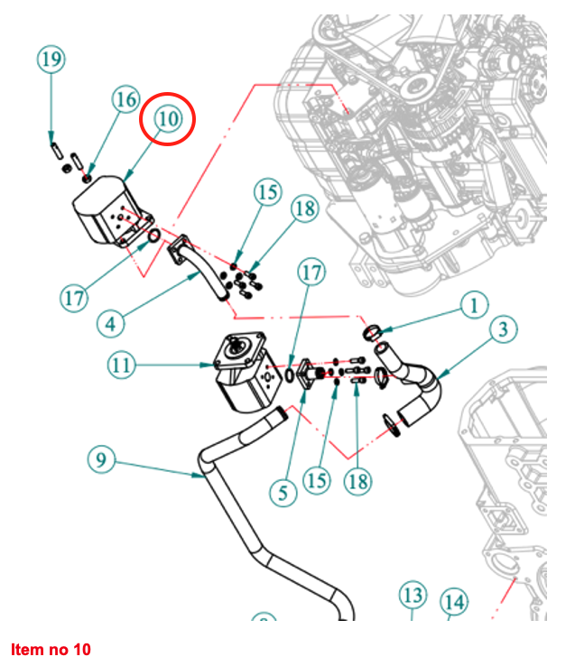 Pompă hidraulică (ACW) Captain, Startrac, Antonio Carraro, etc.,
