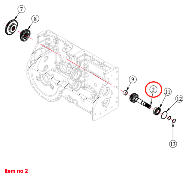 Arborele de transmisie (21S) Captain, Startrac, Antonio Carraro, etc.,