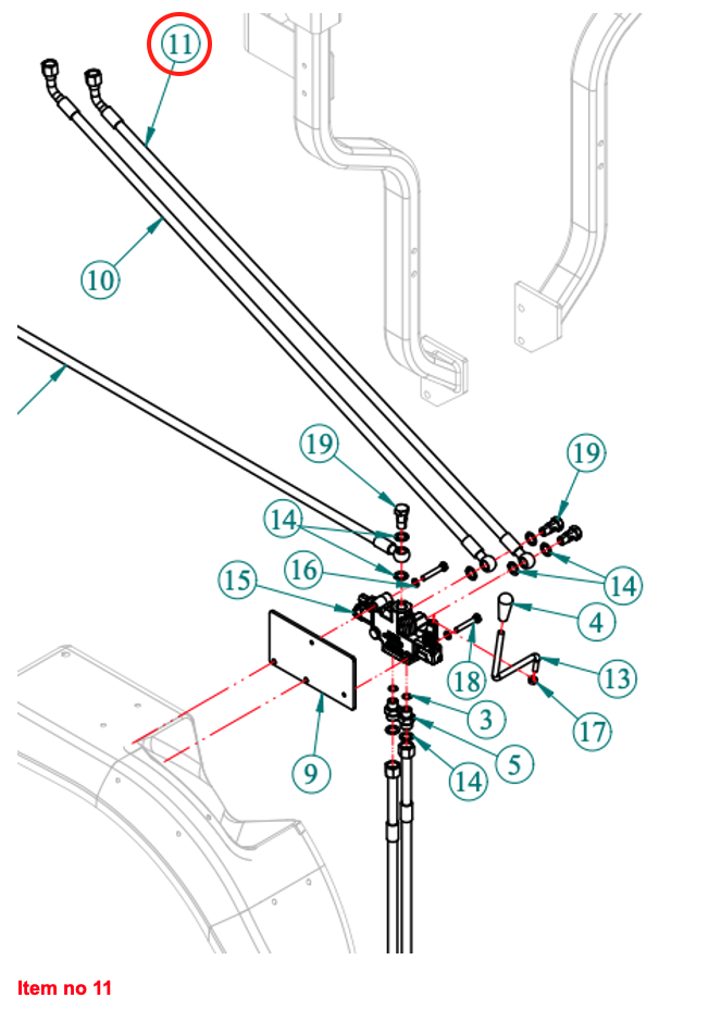 Furtun hidraulic (către QRC 2) Căpitan, Startrac, Antonio Carraro,