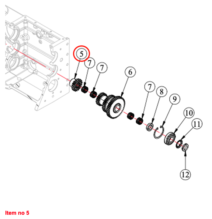 Arbore de transmisie Ax față (18S) Captain, Startrac, Antonio Carraro