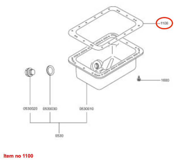 Garnitură baie ulei Mitsubishi L3A, L3C, L3E, L3E2, MVL3E, Captain, Startrac, Antonio Carraro, etc.