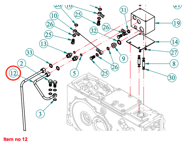 Supapă PTO pentru conductă hidraulică (HST) Captain, Startrac, Antonio Carraro