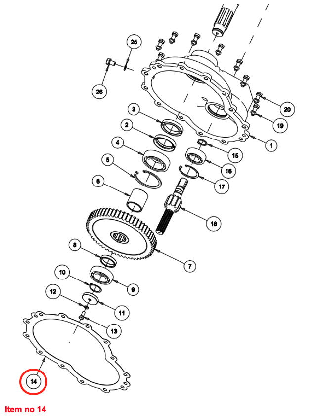 Garnitură punte spate Captain, Startrac, Antonio Carraro, etc.,