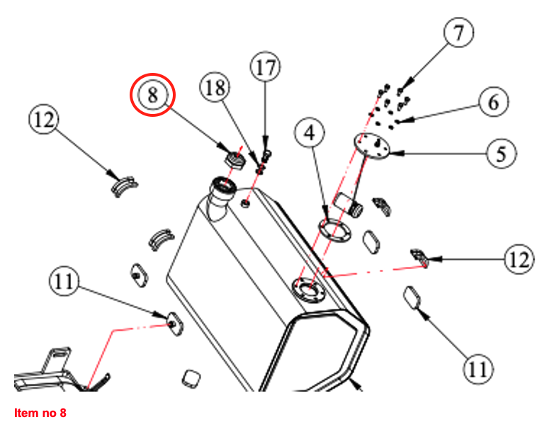 Capac rezervor de combustibil (cu încuietoare) cu cheie Captain, Startrac, Antonio Carraro, etc.