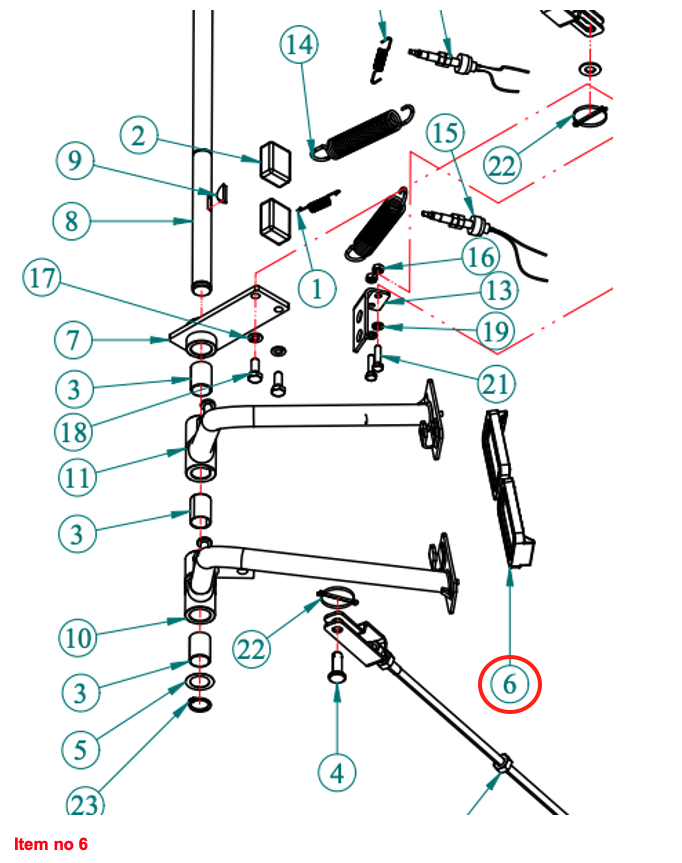 Cauciuc pedală de frână (HST) Captain, Startrac, Antonio Carraro, etc.,
