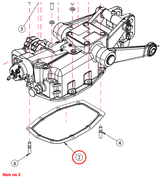 Garnitură capac ridicare Captain, Startrac, Antonio Carraro, etc.,