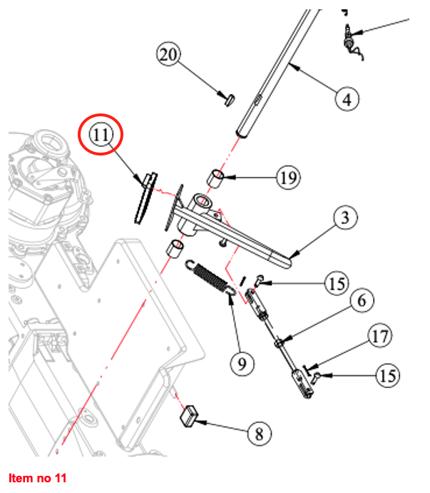Pedală de ambreiaj din cauciuc Captain, Startrac, Antonio Carraro, etc.,