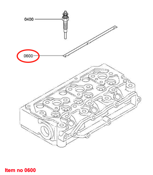 Placă de conectare Bujie incandescentă Mitsubishi MVS3L2, S3L, S3L2, Captain, Startrac, Antonio Carraro, etc.