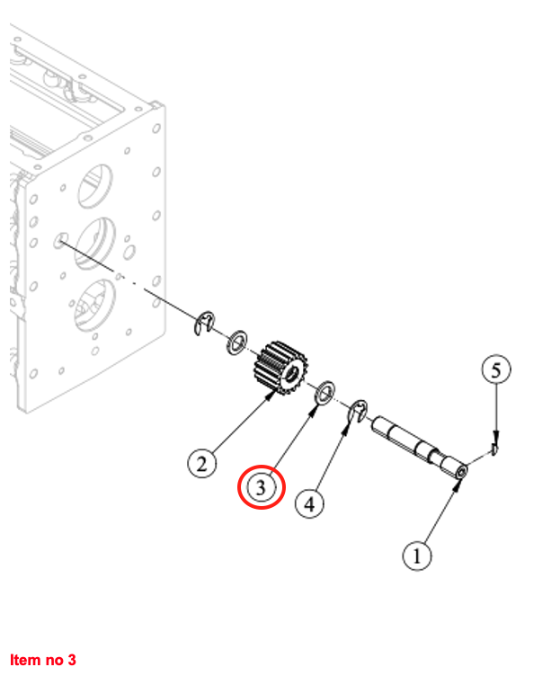 Șaibă (treapta de mers înapoi) Captain, Startrac, Antonio Carraro, etc.,