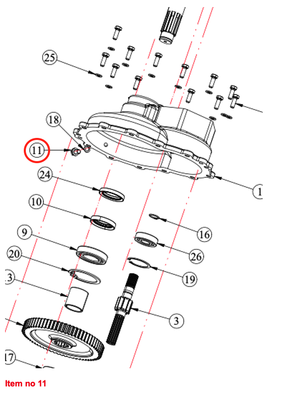 Dop de golire M12x1.5x16 Captain, Startrac, Antonio Carraro, etc.