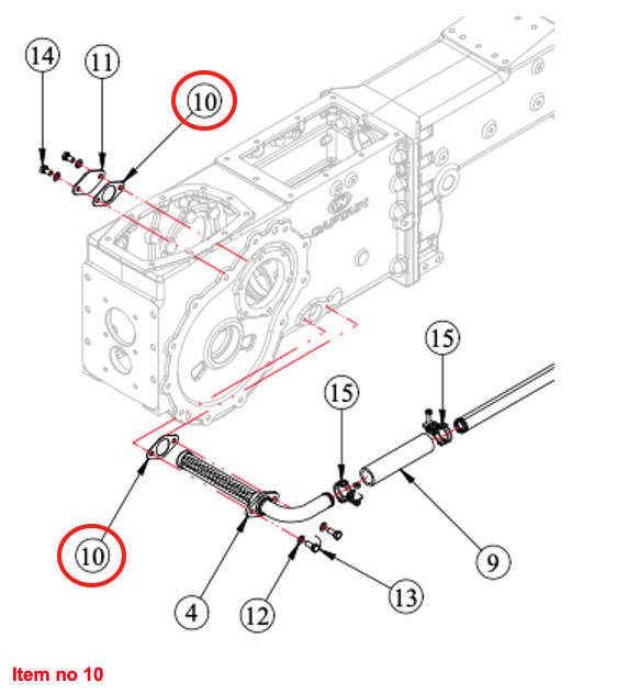 Garnitură filtru piston Captain, Startrac, Antonio Carraro, etc.,