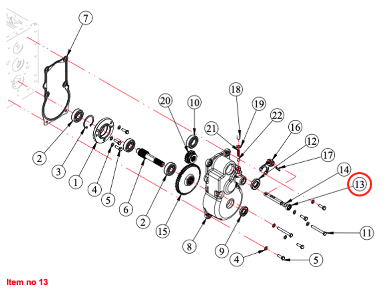 Garnitură de etanșare 14x24x7 Captain, Startrac, Antonio Carraro, etc.,