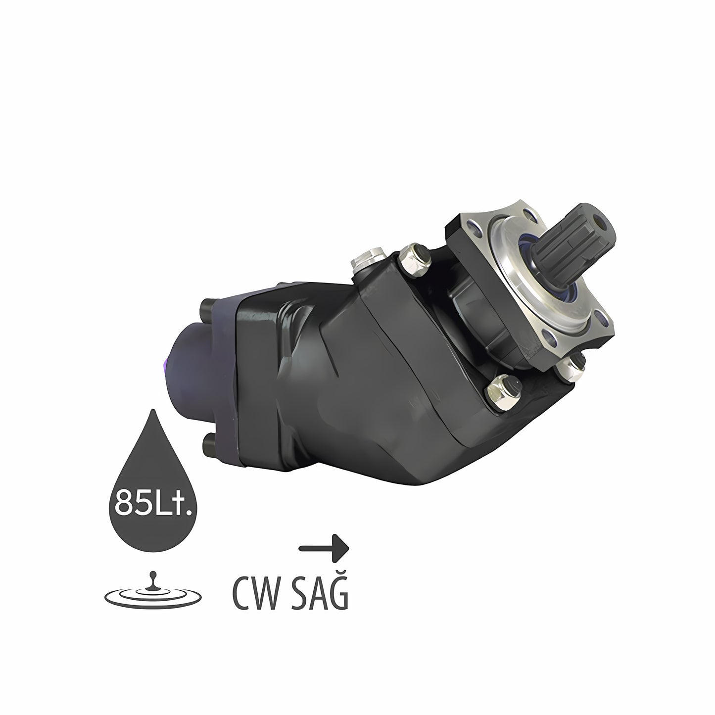 Pompă de macara cu piston axial de 85 litri