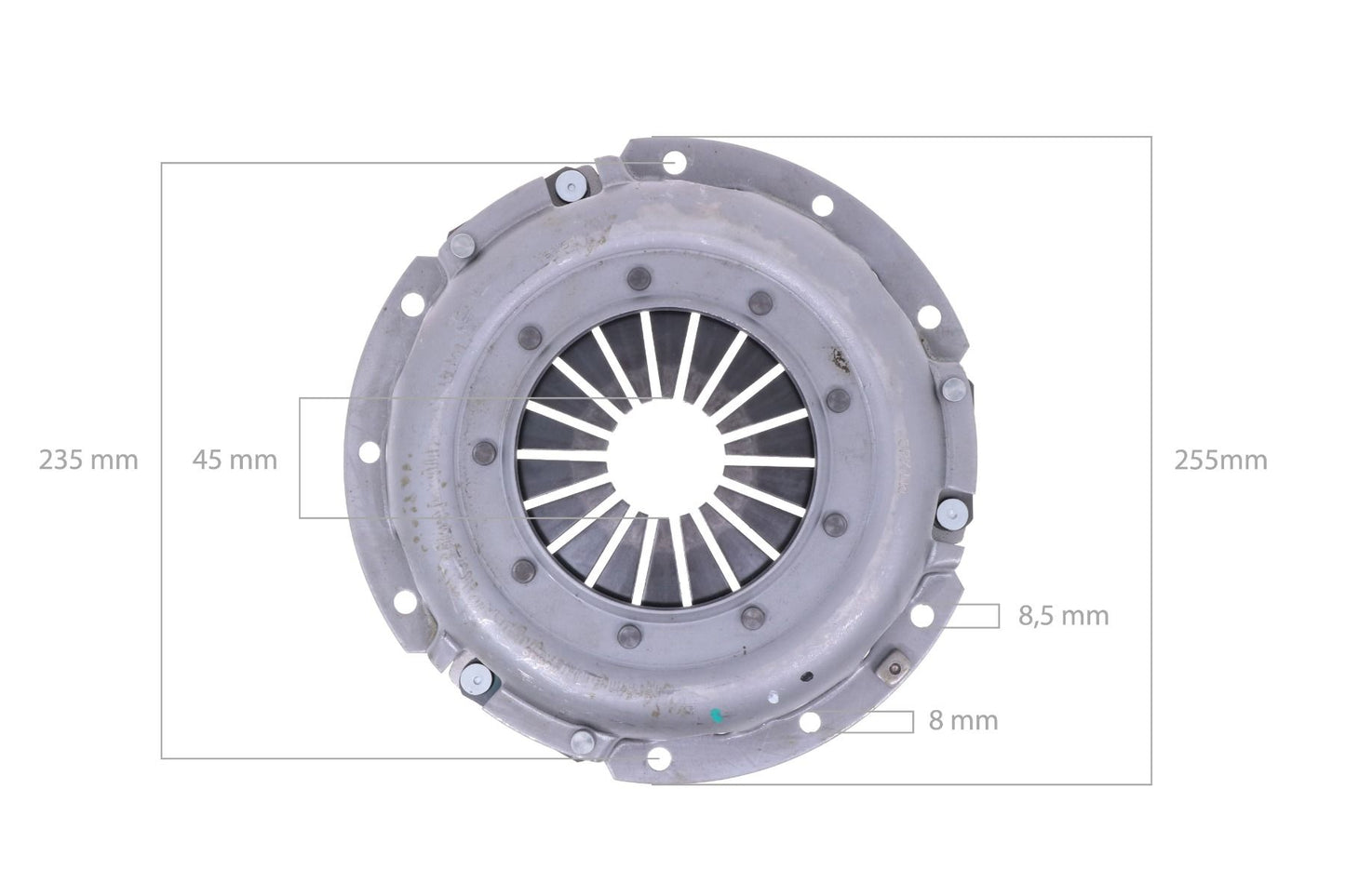 Placă de presiune ambreiaj 8” Kubota, tipuri A, B, Hinomoto, Shibaura, Yanmar F, FX, tipuri YM, Mahindra John Deere, 650, 750, Case IH, Mitsubishi, Allis Chalmers, etc.