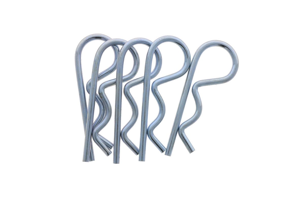 Set de 5 cleme R de 6 mm