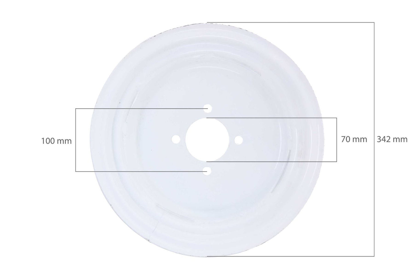 Jantă 12" 4WD Iseki, TX, 5.00-12