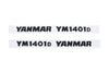 Set autocolante capotă Yanmar YM1401