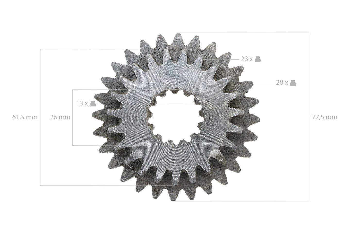 Angrenaj Iseki 23TX28T 13 caneluri