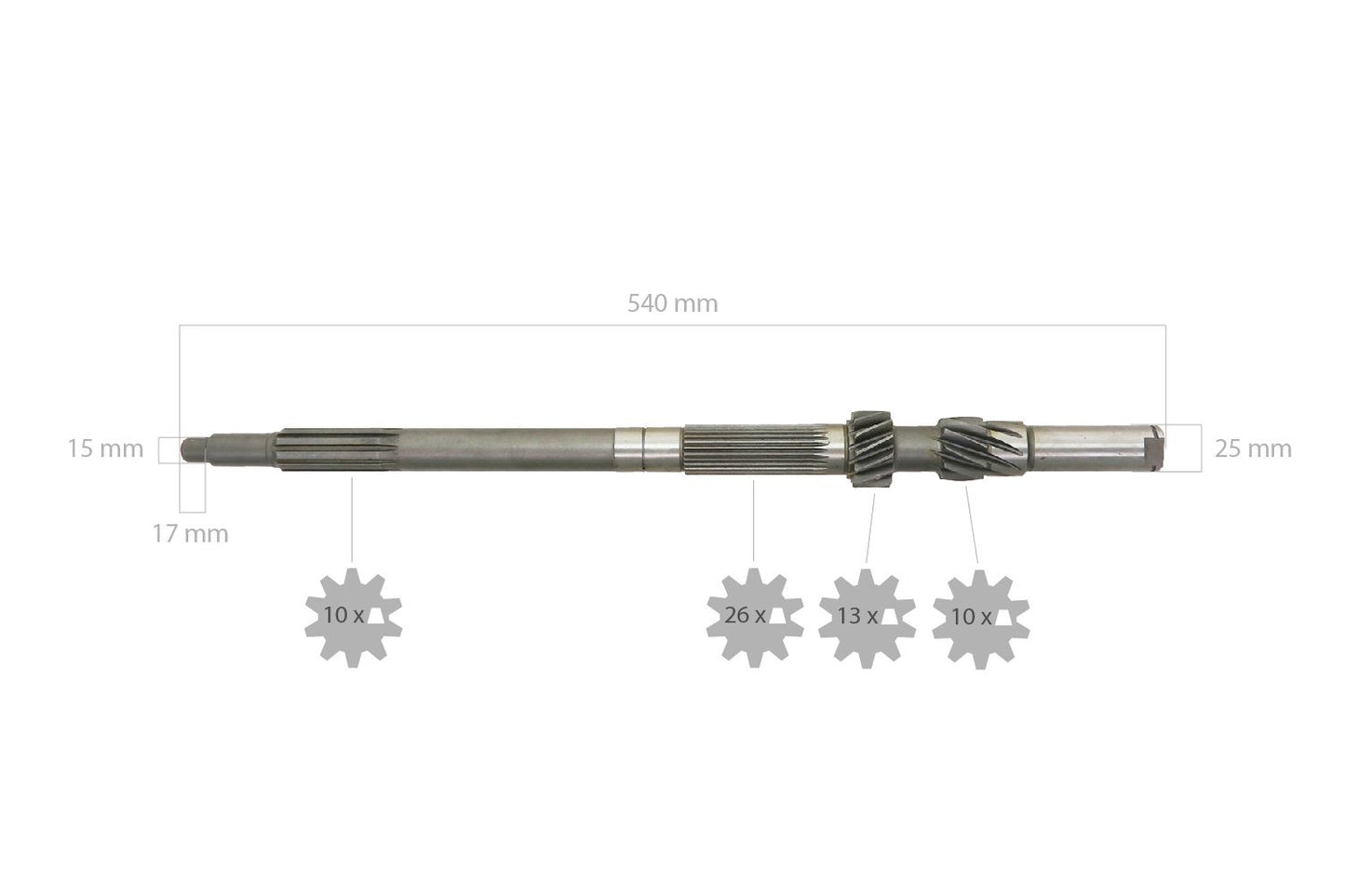 Cutie de viteze arbore principal Kubota L1-Tipuri, L2250, L2550, L2850,