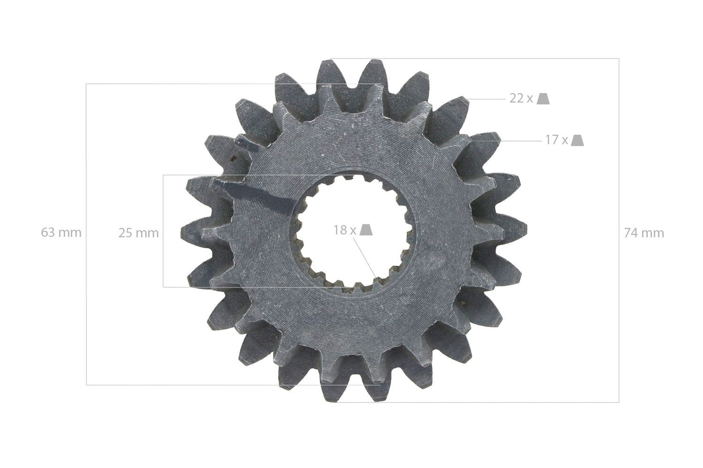 Angrenaj PTO Kubota B5000, B5200,