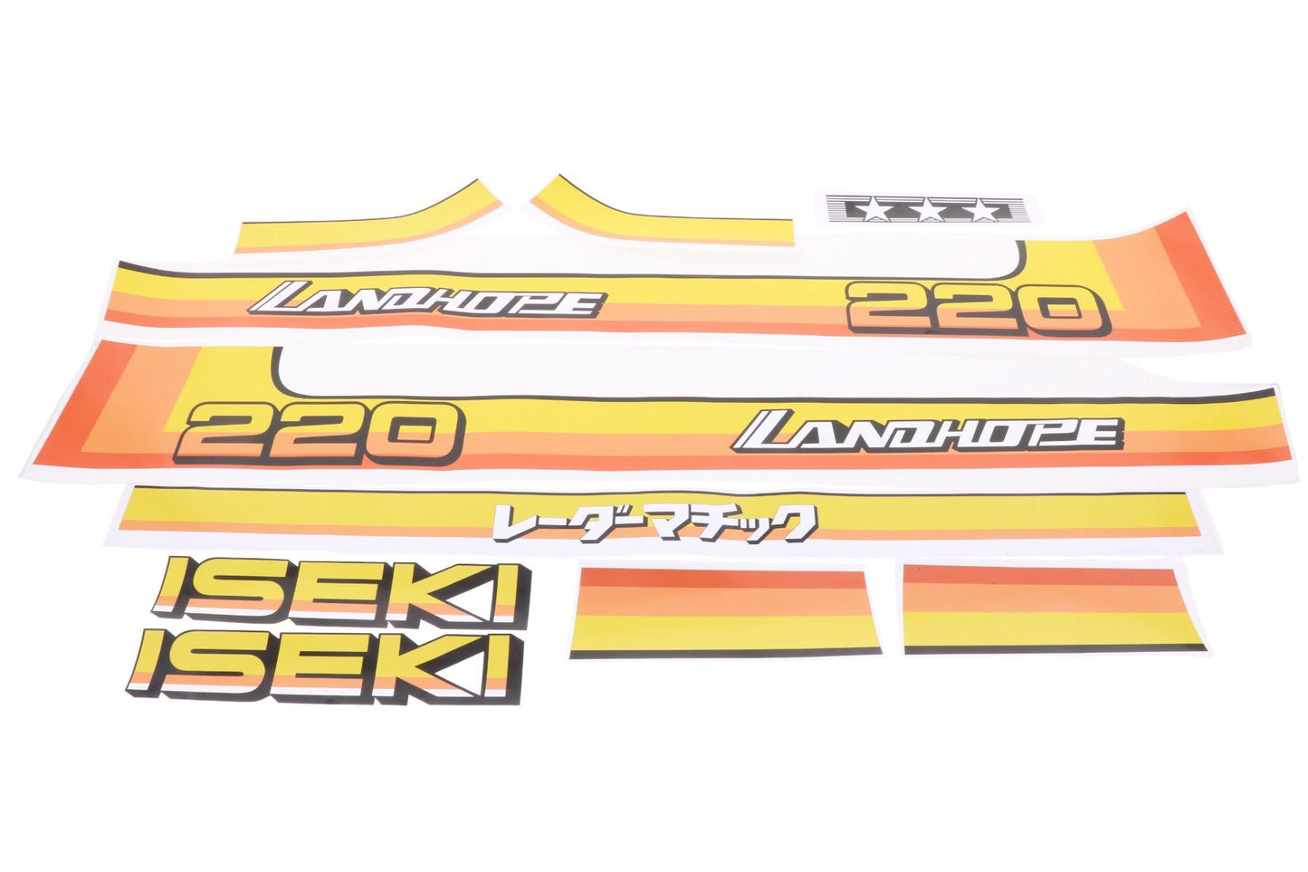 Set autocolante capotă Iseki Landhope TU220