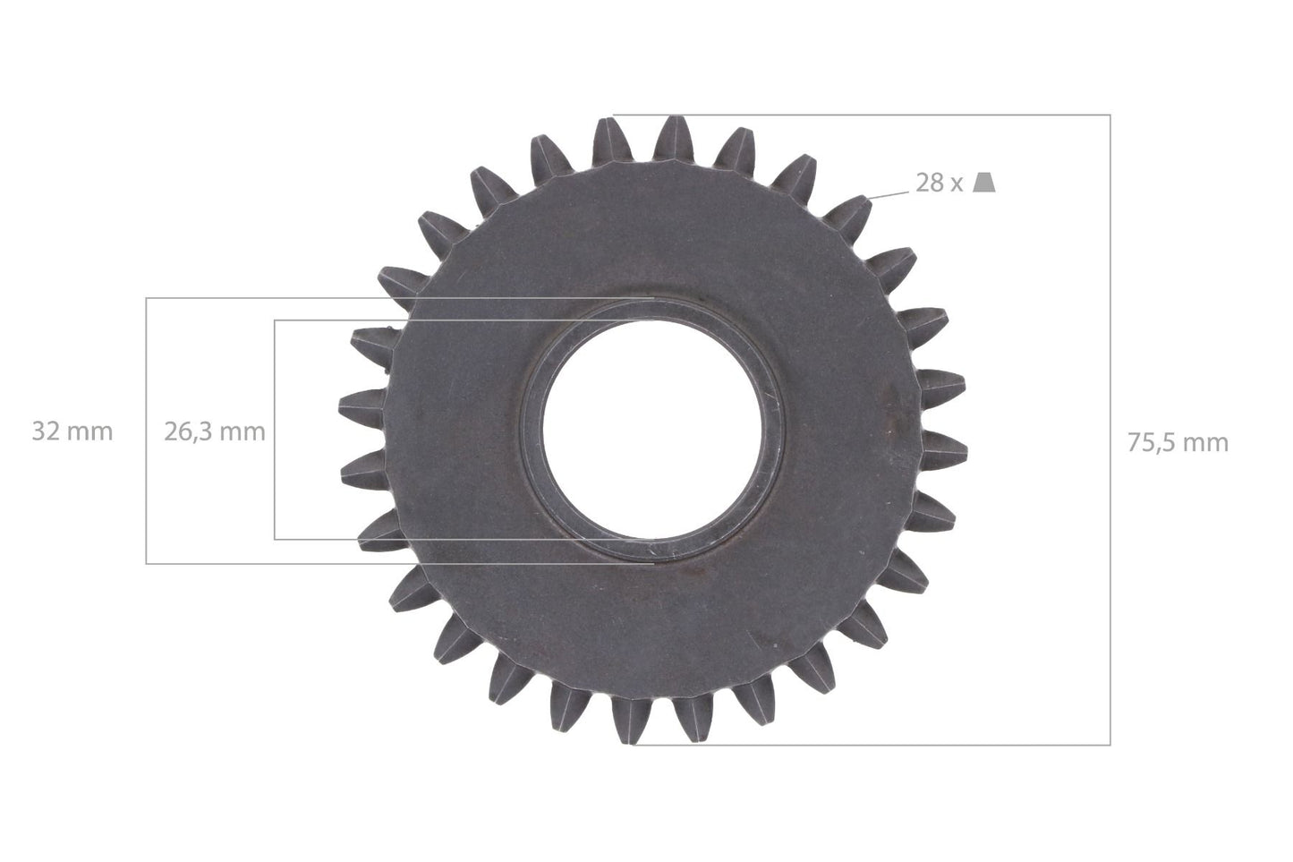 Angrenaj pentru marșarier Iseki TE4270