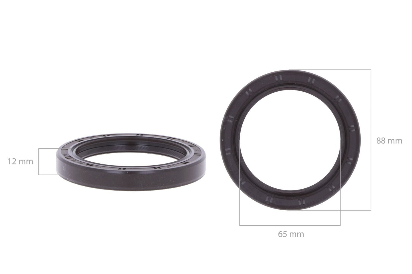 Etanșare arbore cotit (față) Yanmar 4TNE106, 4TNV106, 6LY3, Komatsu 4D106, S4D106,