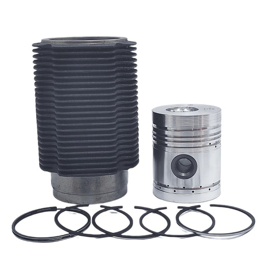 Kit (Piston + Set segmenti + Camasa cilindru-RĂCIT cu AER- Diametru: 101,65 mm): LISTER / HA-2 / HA-3 / HA-4 / HA-6 / HB-2 / HB-3 / HB-6 / HW-3 / HB-6 / HW-4 /- HB-4 HW-6
