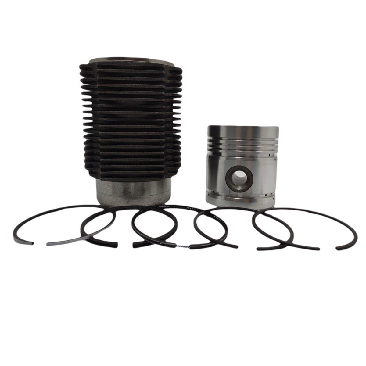 Kit (Set piston si segmenti + Camasa cilindru-RĂCIT AER- Diametru: 95,25 mm): LISTER / TS-1 / TS-2 / TS-3