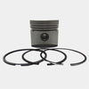 Set piston si segmenti (0,50 - OVERSIZE - Diametru 75,50 mm): YANMAR / 1GM10 / 2GM20 / 3GM30