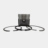 Set piston si segmenti (0,50 - OVERSIZE - Diametru: 87,50 mm): KUBOTA / V2203-DI / V2403-DI / Nr. referinta: 1G861-21132(50)-S