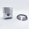 Piston + Set segmenti (STD - Diametru : 100 mm): LOMBARDINI / LDA 100 / 4LD 705