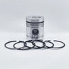 Piston + Set segmenti (STD - Diametru: 107,95 mm - CU ALFIN): LISTER / HR-4 / HR-6 / HRA-4 / HRA-6 / HRW-4 / HRW-6 / Nr. referinta: 572-S50122