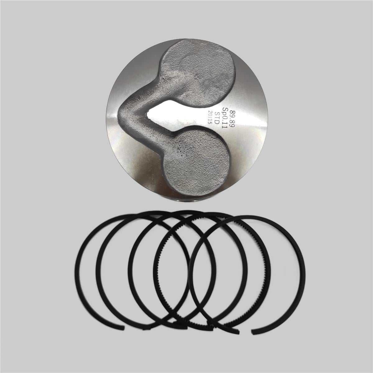 Piston + Set segmenti (STD - Diametru: 90,00 mm): DEUTZ / F1L 612 / F2L 612