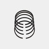 Set segmenti (0,50 - Diametru: 81,463 mm): LISTER / SL-1 / SL-2 / SL-3