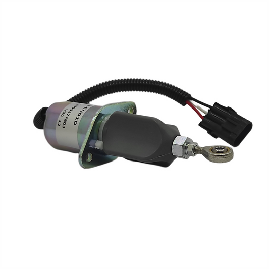 Solenoid oprire (t?ierea combustibilului): YANMAR / 4TNE94 / 4TNE98 (BOBCAT) / Nr. referinta: 129953-77803 / 129953-77810
