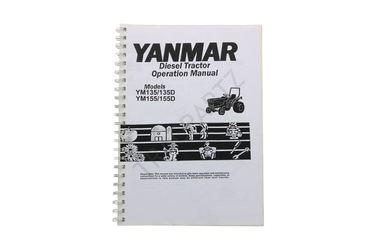 Yanmar YM135, YM155 Parts catalog with technical drawings