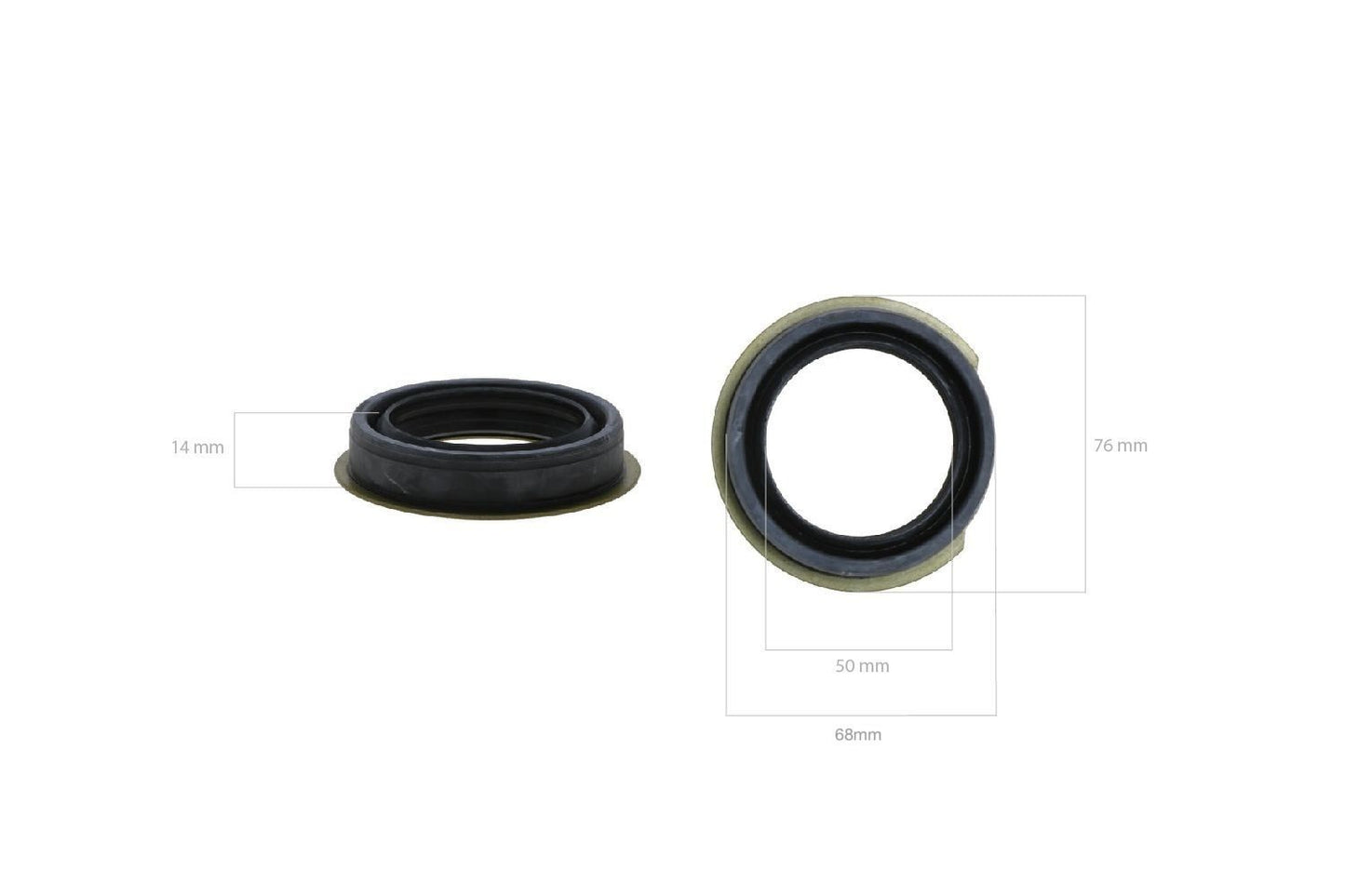 Shaft seal (rear) Kubota A-, B-, XB-Types, Hinomoto CX13, CX14, Zen Noh ZB-Types