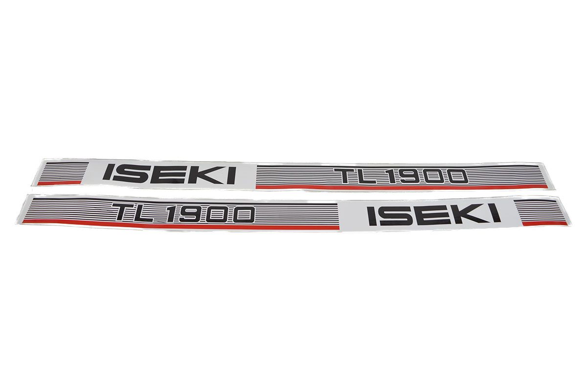 Set de autocolante pentru capotă Iseki TL1900