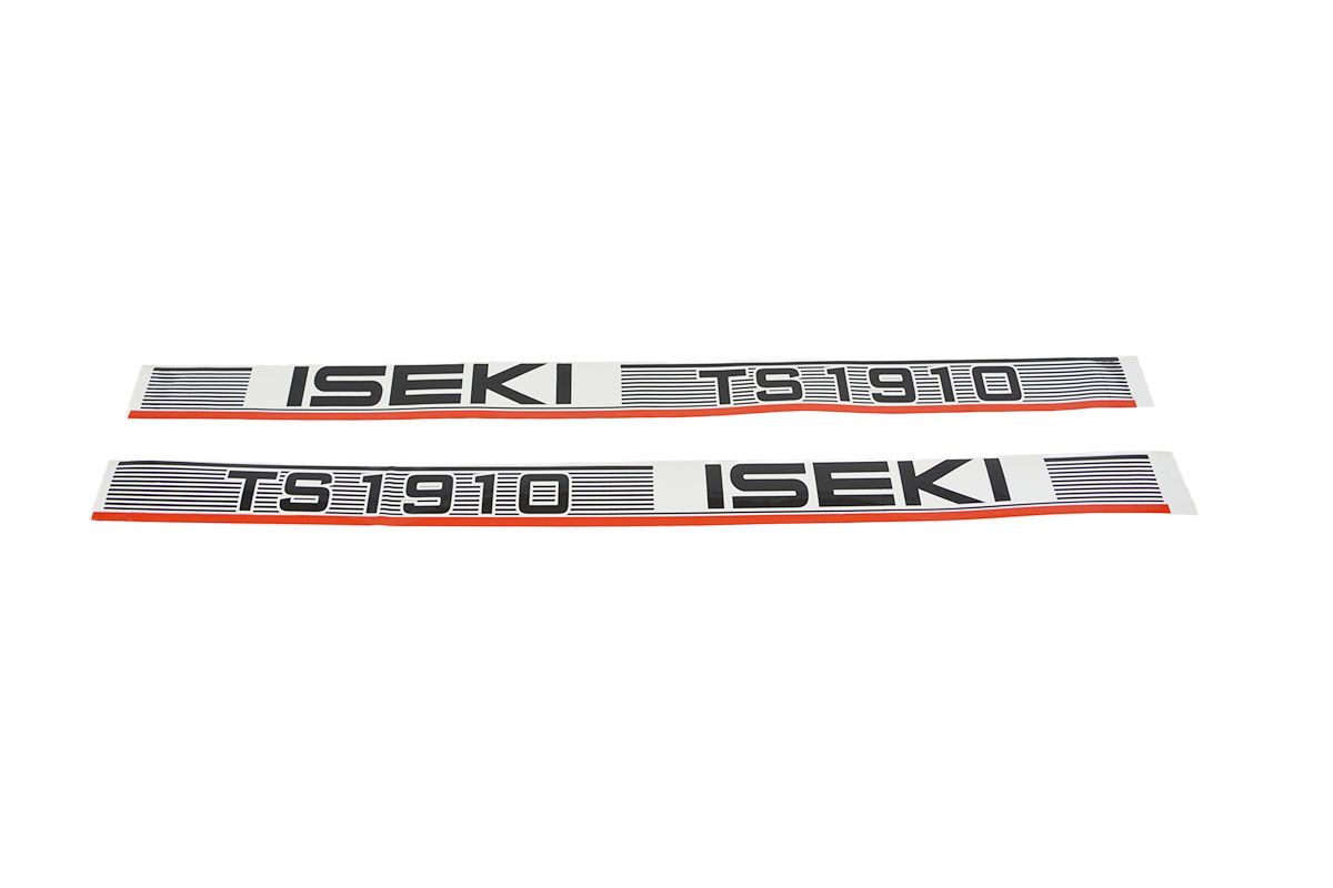 Bonnet decal sticker set Iseki TS1910