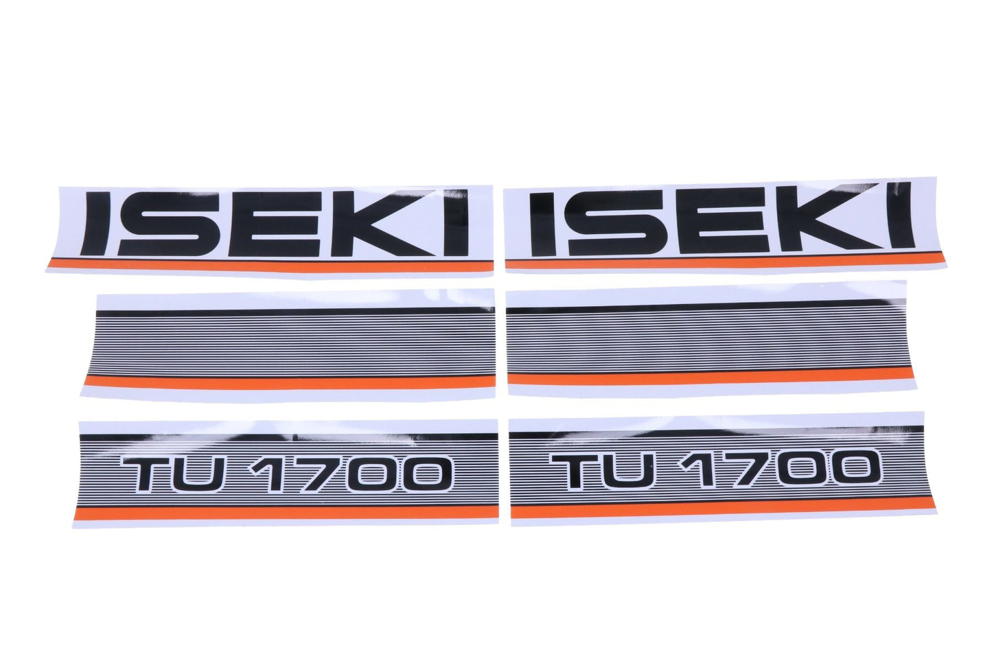 Bonnet decal sticker set Iseki TU1700