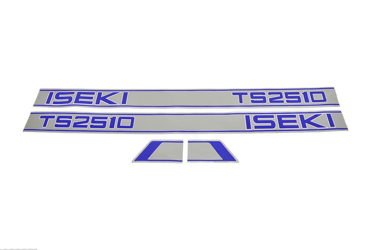 Bonnet decal sticker set Iseki TS2510