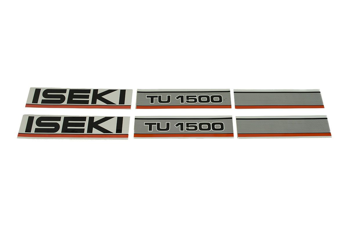 Bonnet decal sticker set Iseki TU1500