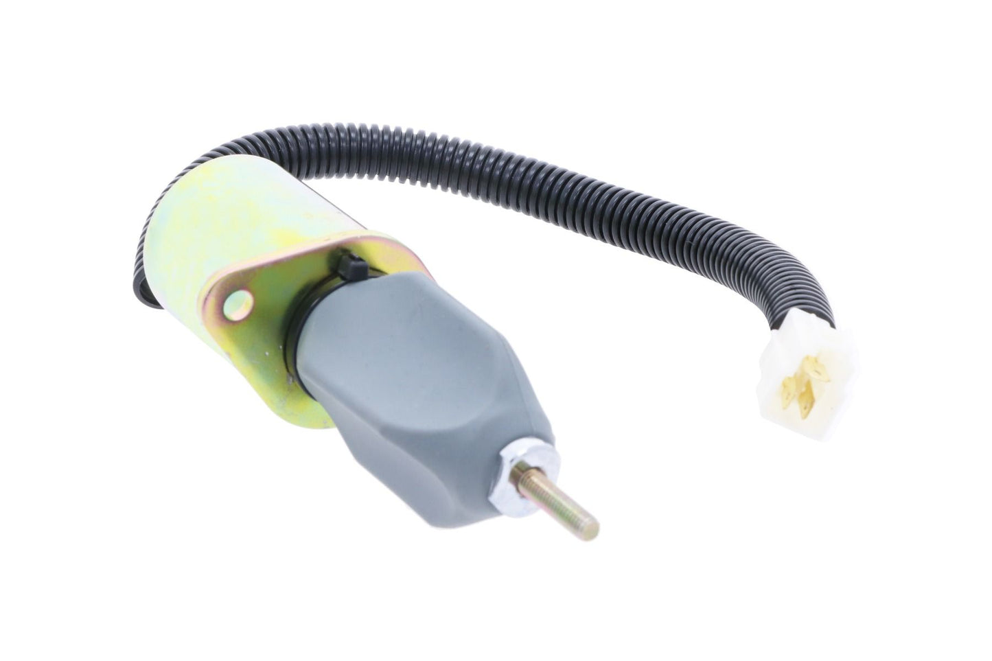 Solenoid de oprire 12 volți Yanmar 3TN75, 3TNC78, 3TNC80, 4TNC88, 4TNE94, 4TNE98, 4TNE106, B22, B27-2, B50-2, F180, F220, Gehl 602, 652, 802, SL7600, SL7800, etc.