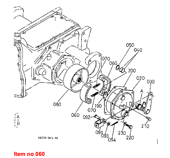 Set brake shoes Kubota B20, B1600, B2150, B8200, B9200