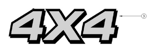 Autocolant 4x4 Captain, Startrac, Agritech, Antonio Carraro, etc.,