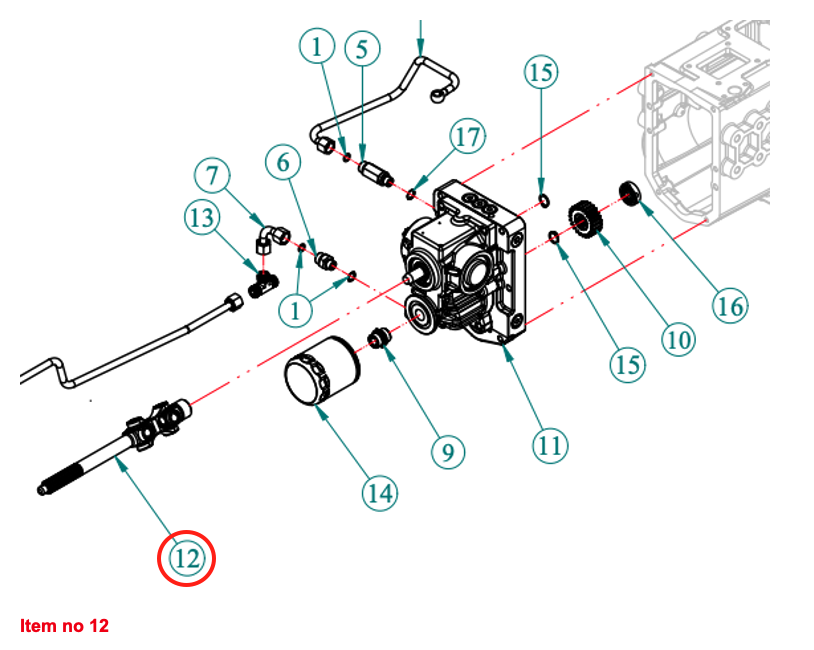 Arbore de transmisie telescopic, hidrostatic Captain, Startrac, Antonio Carraro